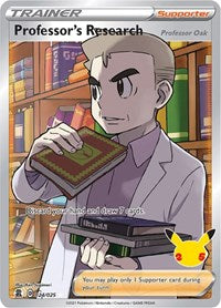 SWSH Celebrations: 024/025 - Professors Research (Full Art) (UR)