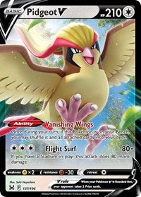 SWSH Lost Origin: 137/196 - Pidgeot V (UR)