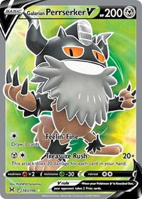 SWSH Lost Origin: 183/196 - Galarian Perrserker V (Full Art) (UR)