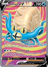 SWSH Silver Tempest: 174/195 - Omastar V (Full Art) (UR)