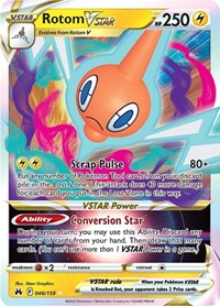 SWSH Crown Zenith: 046/159 - Rotom VSTAR (UR)