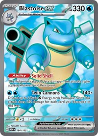 SV 151: 184/165 - Blastoise ex (UR)