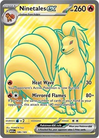 SV 151: 186/165 - Ninetales ex (UR)