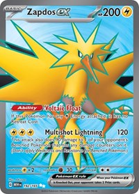 SV 151: 192/165 - Zapdos ex (UR)