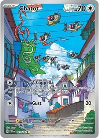 SV Temporal Forces: 181/162 - Chatot (IR)