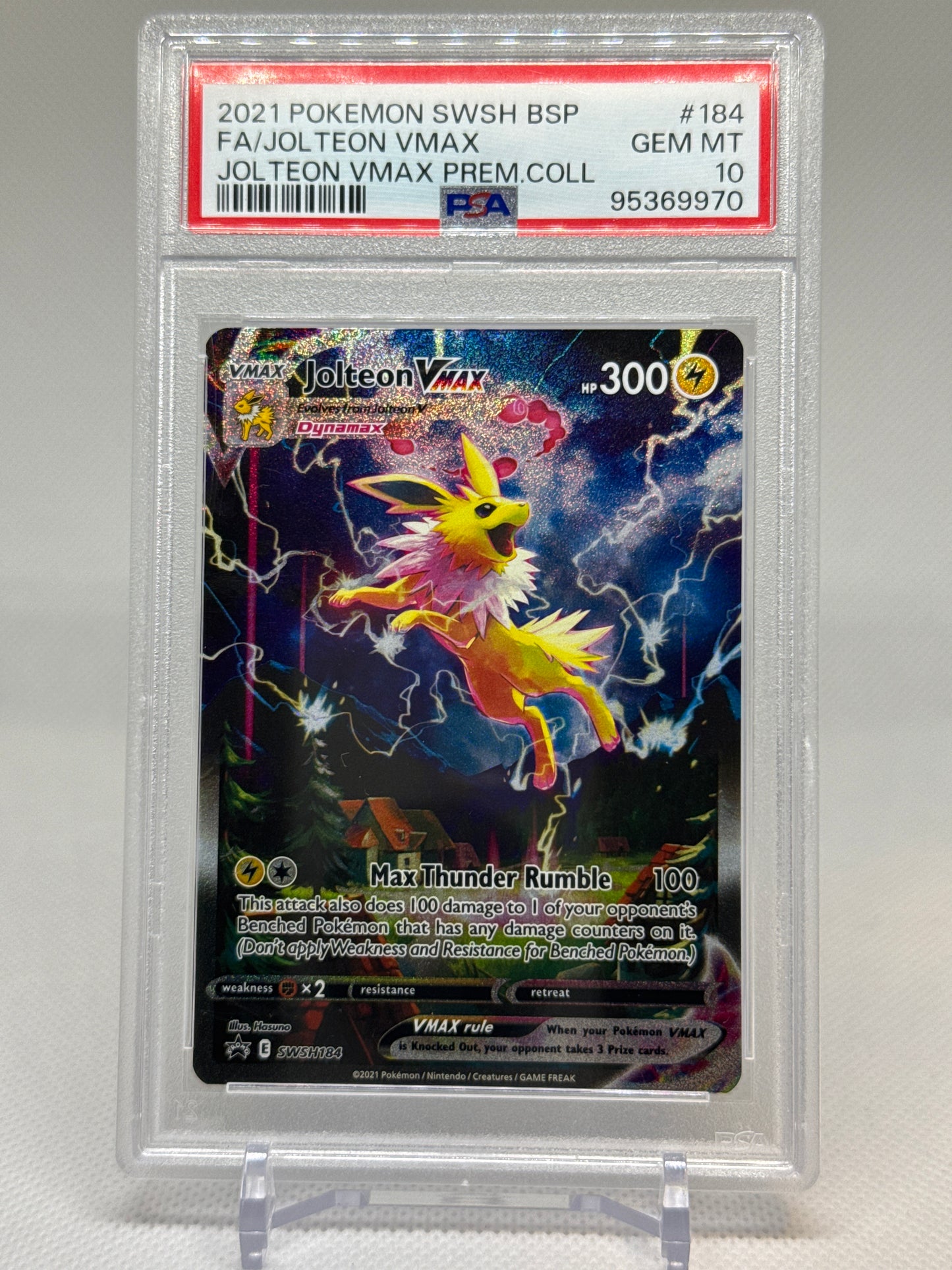 SWSH184 - Jolteon VMAX  PSA 10