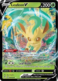 SWSH Evolving Skies: 007/203 - Leafeon V (UR)