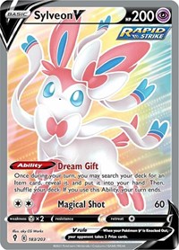 SWSH Evolving Skies: 183/203 - Sylveon V (Full Art) (UR)