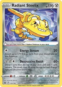 SWSH Lost Origin: 124/196 - Radiant Steelix (Radiant Rare)