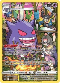 SWSH Lost Origin Trainer Gallery: TG06/TG30 - Gengar (UR)