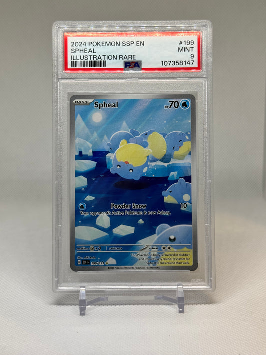 SV Surging Sparks: 199/191 - Spheal (IR) PSA 9