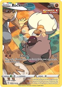 SWSH Silver Tempest Trainer Gallery: TG07/TG30 - Rockruff (UR)