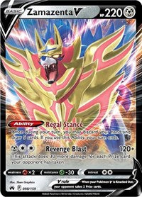 SWSH Crown Zenith: 098/159 - Zamazenta V (UR)