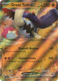 Scarlet & Violet Base Set: 123/198 - Great Tusk ex (DR)