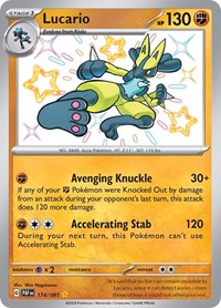 SV Paldean Fates: 174/091 - Lucario (SYR)
