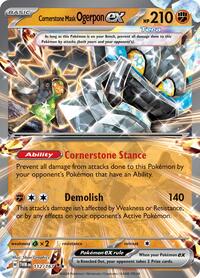 SV Twilight Masquerade: 112/167 - Cornerstone Mask Ogerpon ex (DR)