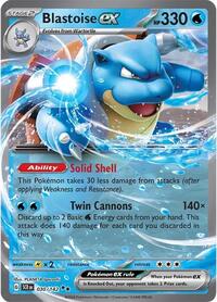 SV Stellar Crown: 030/142 - Blastoise ex (DR)