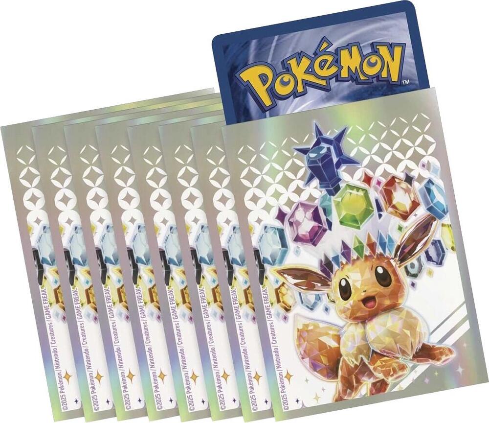 Prismatic Evolutions Elite Trainer Box Card Sleeves - Eevee Art (65 Pack)