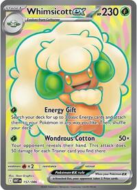 SV White Flare: 157/086 - Whimsicott ex (UR)