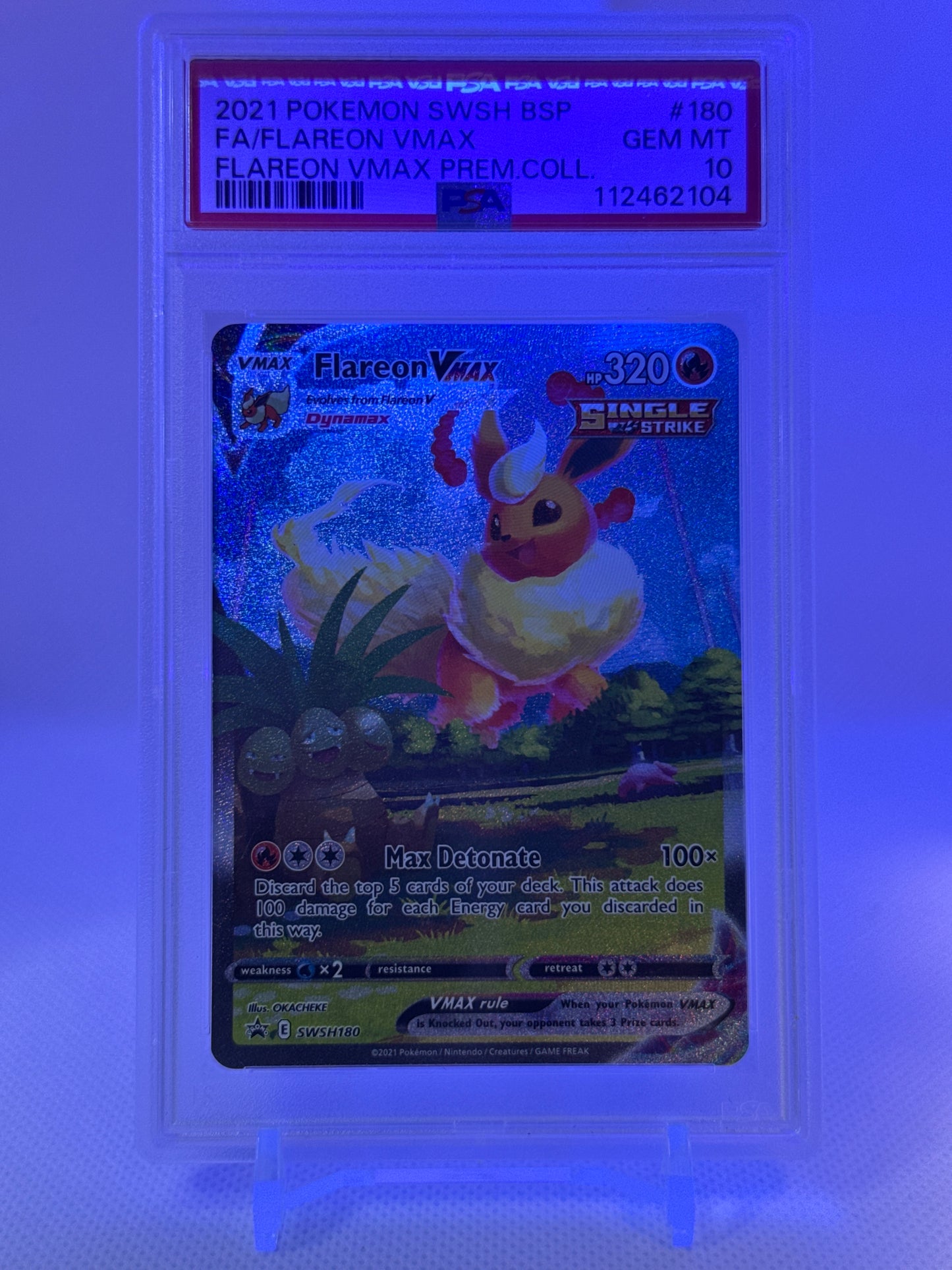 SWSH180 - Flareon VMAX PSA 10
