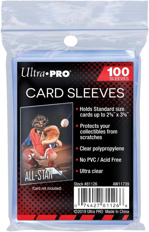 Ultra Pro: Standard 2.5 x 3.5" Soft Sleeves