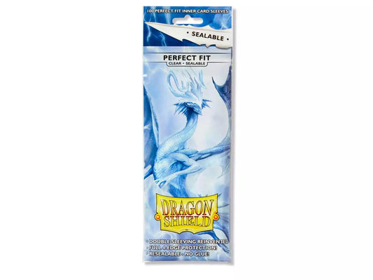 Dragon Shield Sleeves: Standard Perfect Fit Sealable - Clear 100CT (Sleeve I)